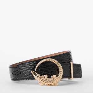 Croc Buckle Belt