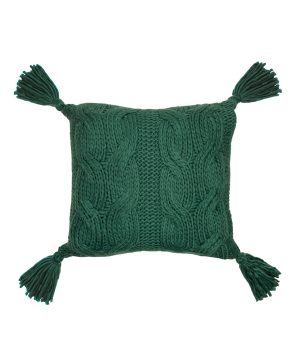 Tasseled Decorative Pillow - Signature Knit Collection