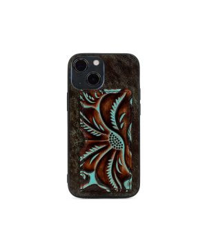 Vedetta iPhone 13 Mini Case - Tooled Turquoise