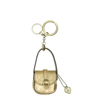 Micro Barcelona Bag Charm - Vintage Distressed Metallic