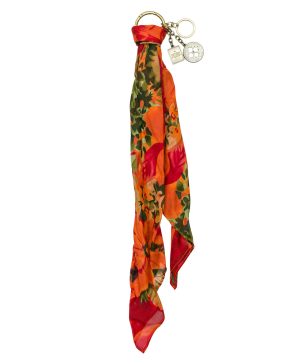 Scarf Bag Charm - Multi Print