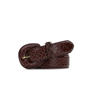 Selena Belt - Vintage Distressed Croc