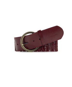 Resana Tooled Stretch Belt - Stretch