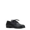 Silvio Oxford Shoes - Perforated Leather ‑ Black