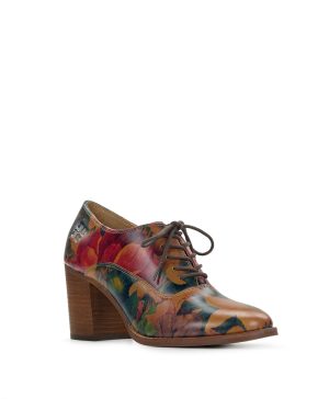 Anna Oxford Shoes - Multi Print