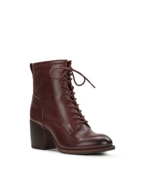 Sicily Boot - Burnished Leather - Wine