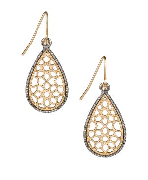 Tear Drop Earrings - Venetian Lace