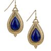 Tear Drop Cabochon Earrings - Museum