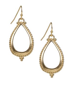Open Tear Drop Earrings - Museum