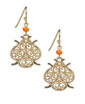 Drop Earrings - Filigree and Flutter