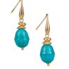 Bead Drop Earrings - Blue Ocean