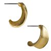 Concave Half Hoop Earrings - Not So Basics