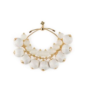 Adjusted Multi Bead Bracelet - Raffia Beaded