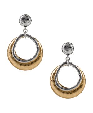 Doorknocker Earrings - Hammered