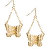 Butterfly Chain Drop Earrings - Butterfly Collection