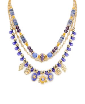 Modular Three Strand Necklace - Aegean Blooms