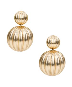 Double Scalloped Earrings - Scalloped Bead Collection