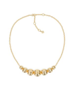 Single Necklace - Scalloped Bead Collection