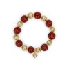 Stretch Bracelet - Scalloped Bead