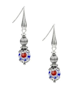 Wire Drop Earrings - World Bead Collection