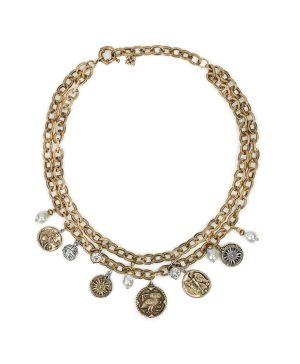 Double Charm Necklace - World Traveler