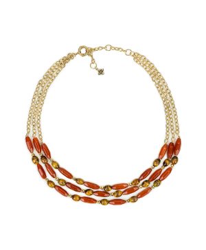 Triple Strand Necklace - Eclectic Bead