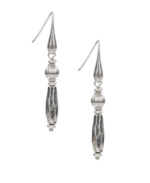 Double Bead Drop Earrings - Eclectic Bead