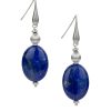 Oval Drop Wire Earrings - Eclectic Bead Collection