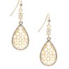 Small Tear Drop Earrings - Filigree Collection