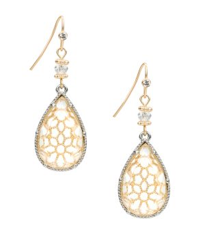 Small Tear Drop Earrings - Filigree Collection