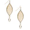 Marquise Drop Earrings - Filigree Collection