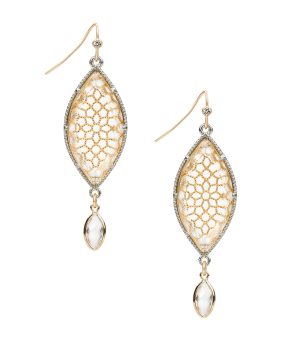 Marquise Drop Earrings - Filigree Collection