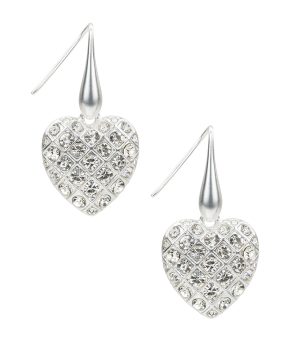Heart Drop Earrings - Holiday Charm Collection