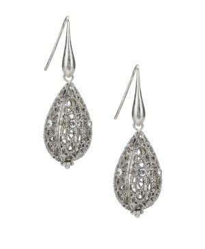 Teardrop Earrings - Filigree