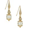 Wire Drop Pearl Earrings - Pearl Collection