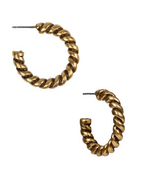 Rope Hoop Earrings - Basics Collection