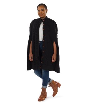 Long Cable Cape - Vintage