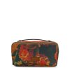 Clancy Cosmetic Case - Patina Coated Linen Canvas - Multi Print