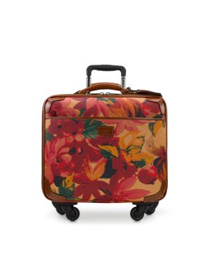 Velino Trolley - Patina Coated Linen Canvas — Spring Multi