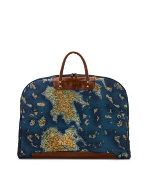 Louiza Carry On - Woven Poly ‑ Greek Map