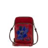 Albertine Phone Crossbody - Grecian Rose Inlay