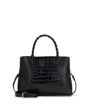 Genovese Satchel - Vintage Distressed Croc