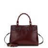 Genovese Satchel - Cavo Border Tooled