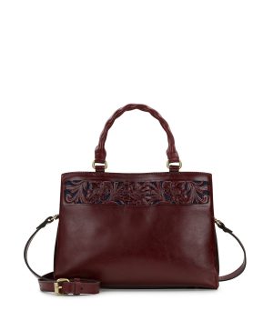 Genovese Satchel - Cavo Border Tooled