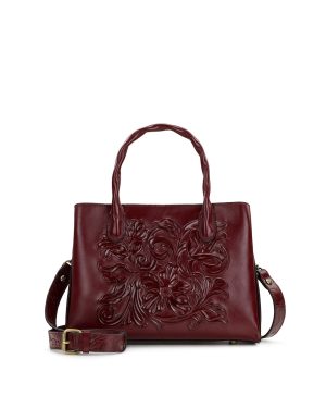 Genovese Satchel - Classic Tooled