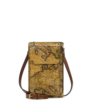 Chiavella Phone Crossbody - European Map