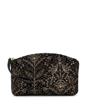 Aritzo Cosmetic Bag - Rico Embellished Velvet