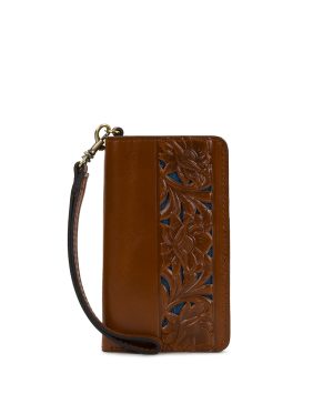 Koumi Wristlet - Cavo Border Tooled