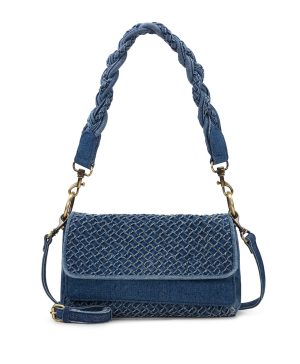 Madalina Crossbody - Washed Woven Denim