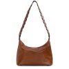 Milos Shoulder Bag - Vintage Distressed Leather